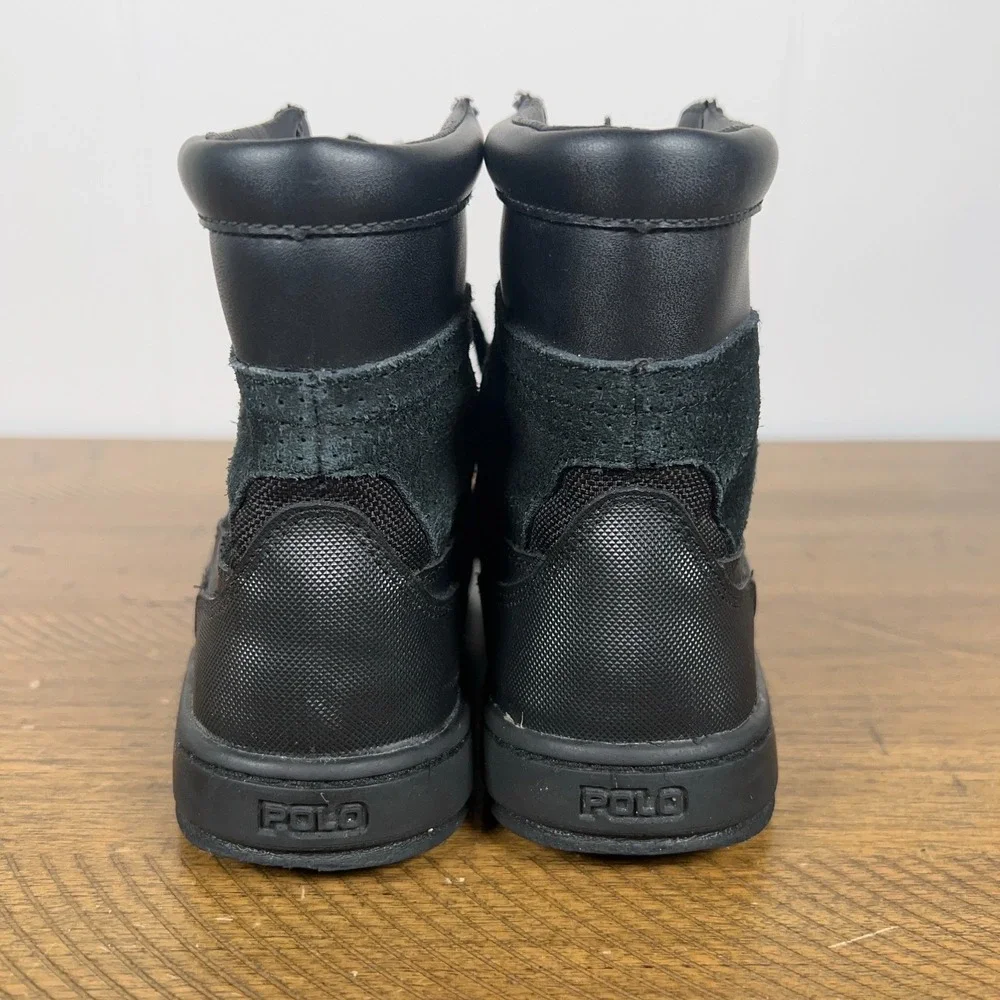 Polo Ralph Lauren Boots Toddler 1 Black Lansing Snow‎ Winter Lace Up Outdoor